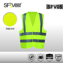 Gilet de sécurité gilet réfléchissant à haute visibilité sangles de sécurité réfléchissantes veste avec poches vêtements de sécurité